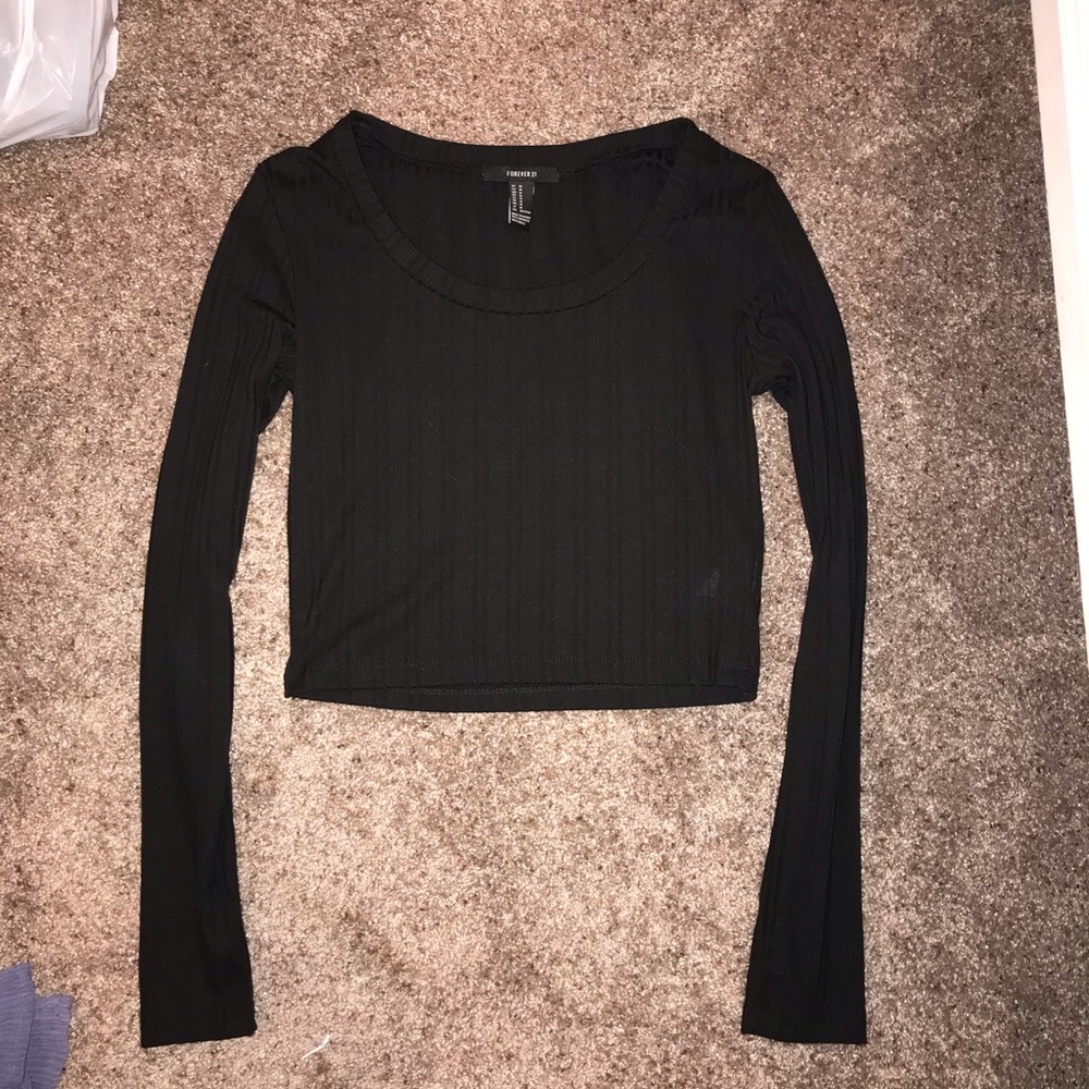 ribbed forever 21 crop top